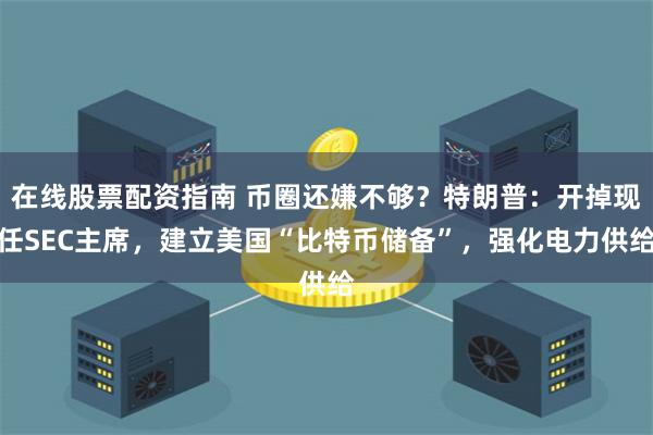 在线股票配资指南 币圈还嫌不够？特朗普：开掉现任SEC主席，建立美国“比特币储备”，强化电力供给