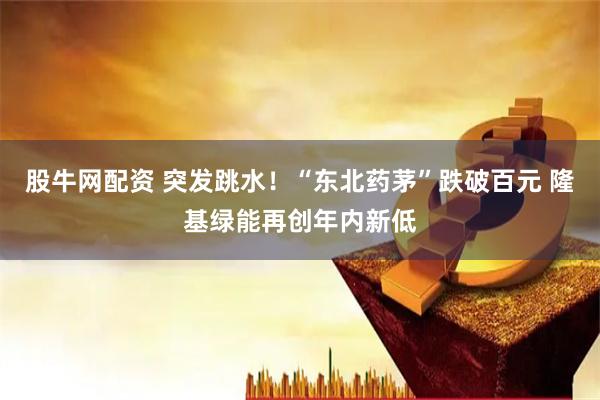 股牛网配资 突发跳水！“东北药茅”跌破百元 隆基绿能再创年内新低