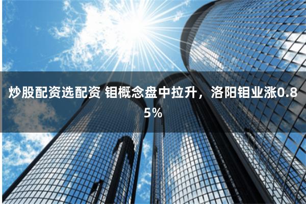 炒股配资选配资 钼概念盘中拉升，洛阳钼业涨0.85%
