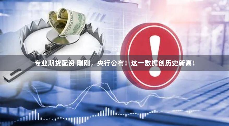 专业期货配资 刚刚，央行公布！这一数据创历史新高！