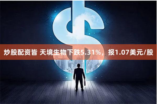 炒股配资皆 天境生物下跌5.31%，报1.07美元/股